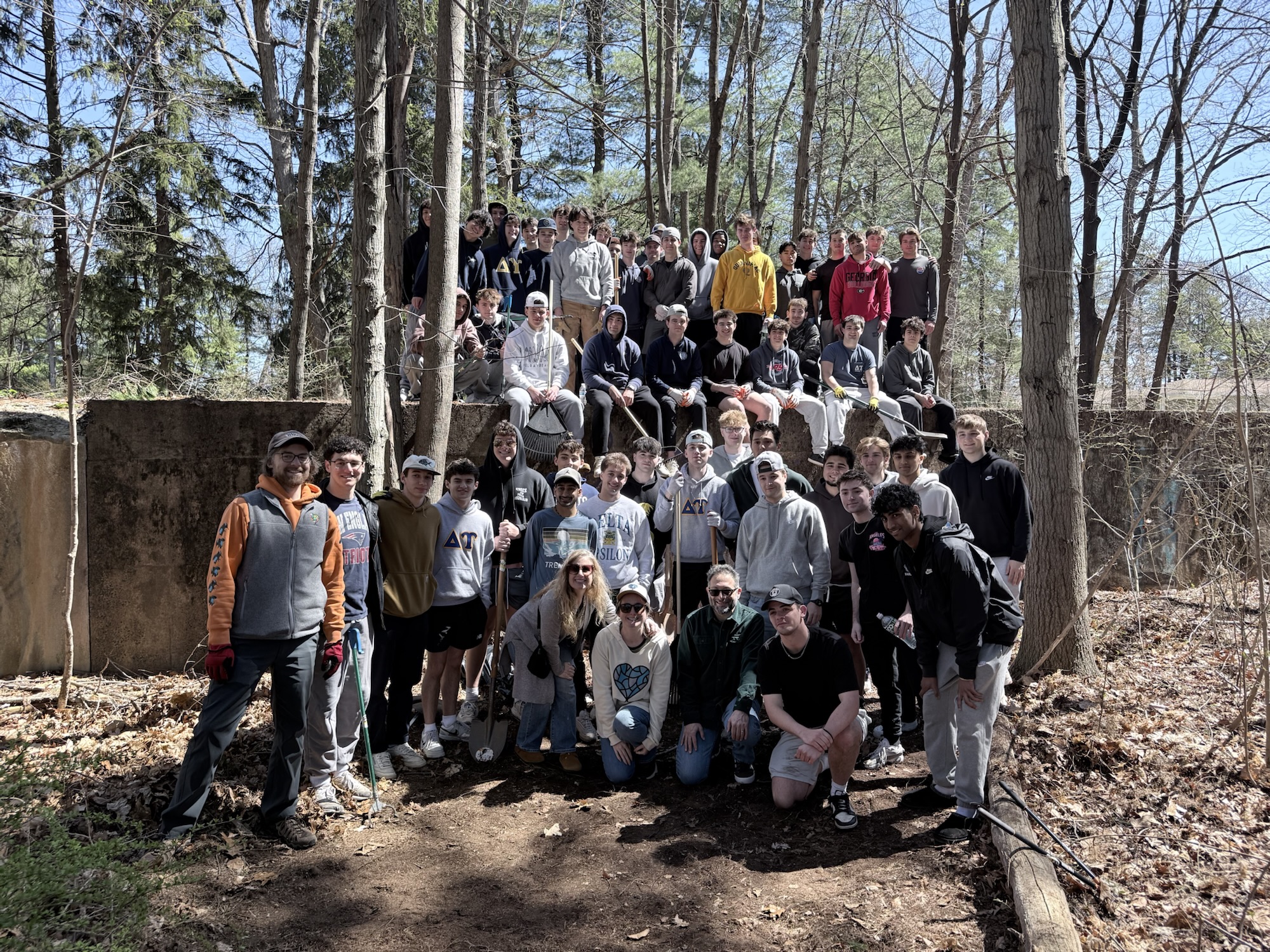 QU Big Event volunteers put in a strong workday at DeNicola Park